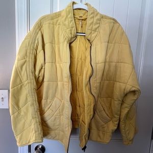 Free People Quilted Dolman Jacket